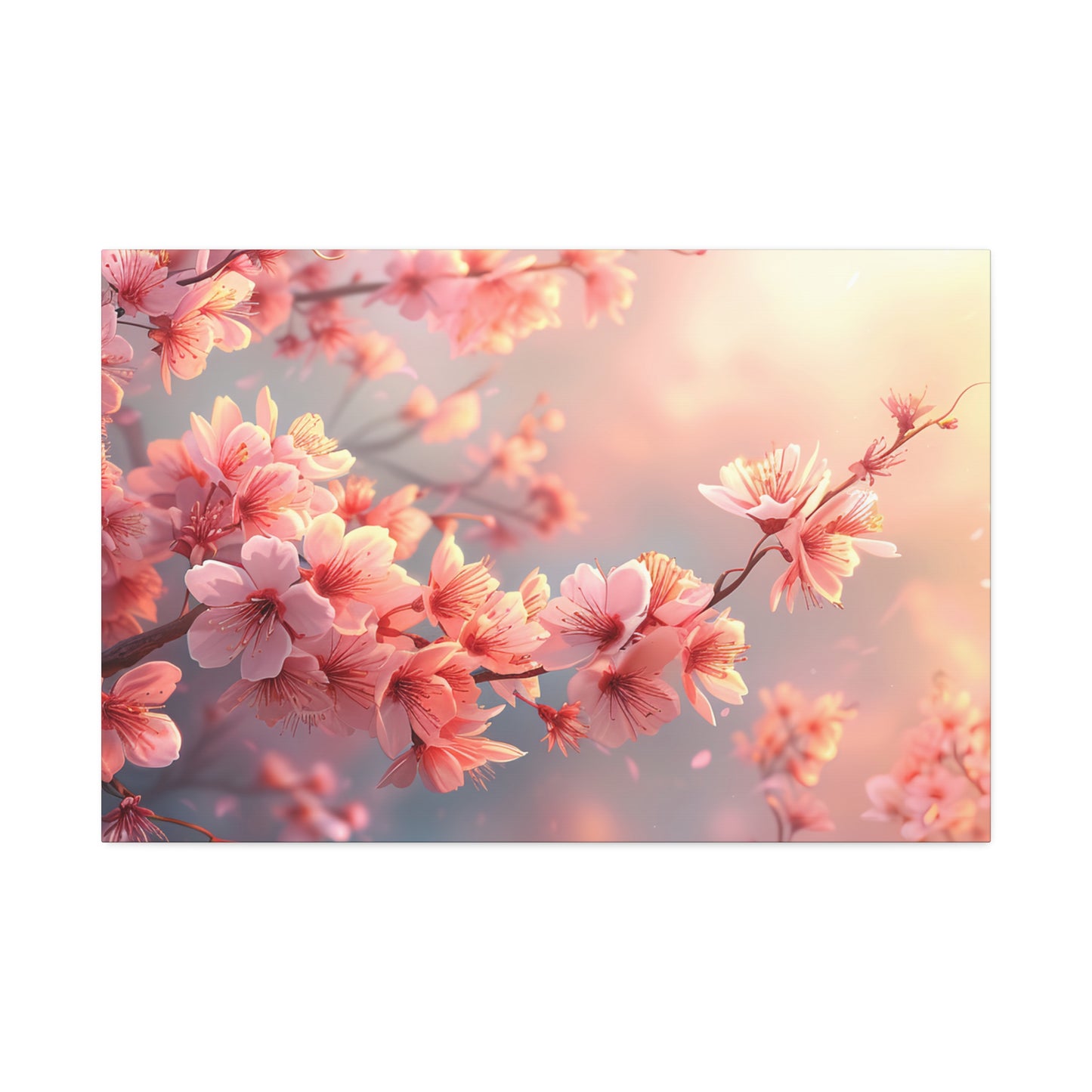 Cherry Blossom in Bloom Canvas Print