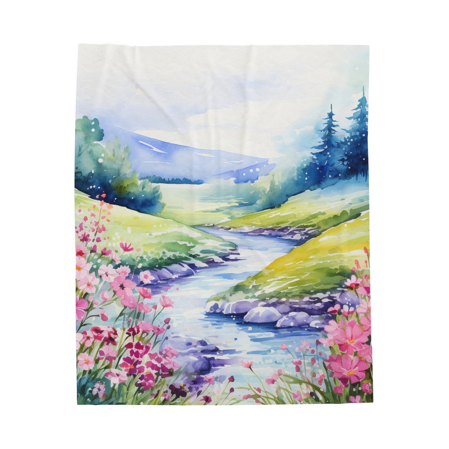 Calming Riverbank Blanket