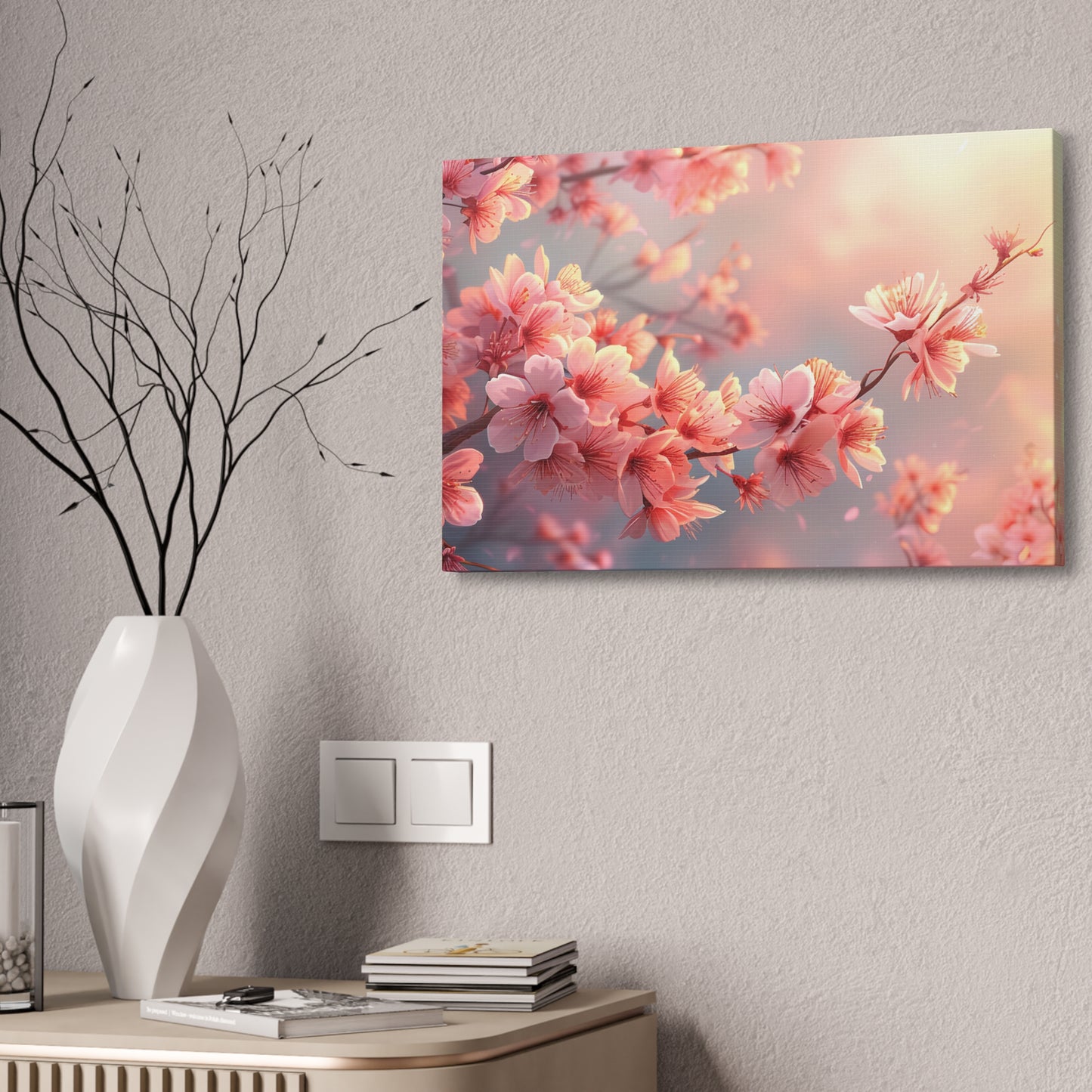 Cherry Blossom in Bloom Canvas Print