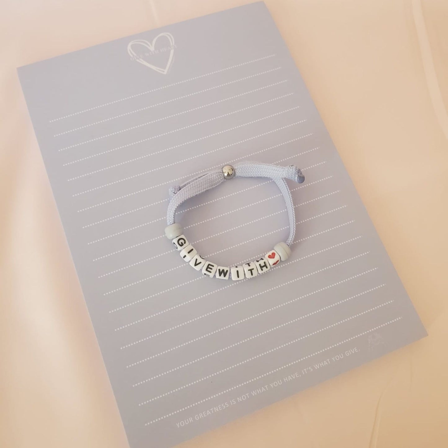 Give With Heart - PJF Lined Notepad