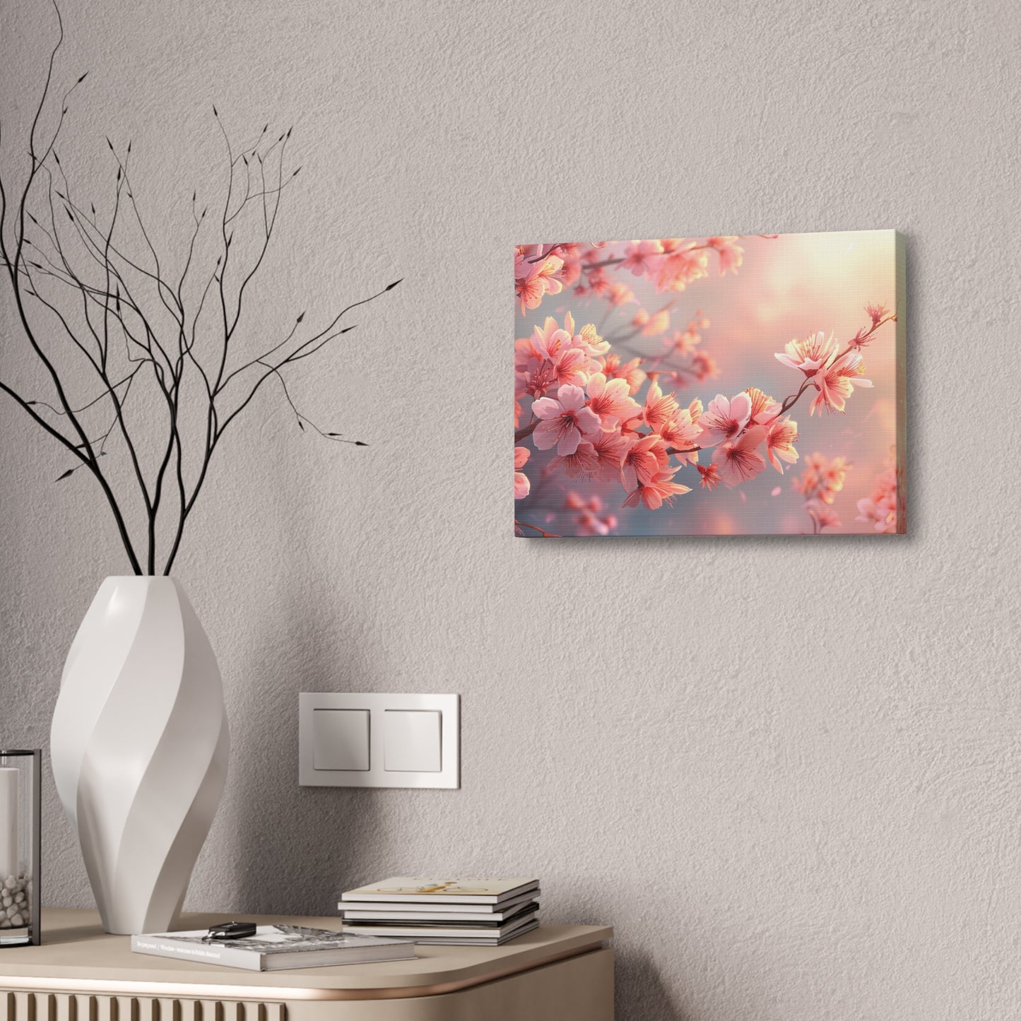 Cherry Blossom in Bloom Canvas Print
