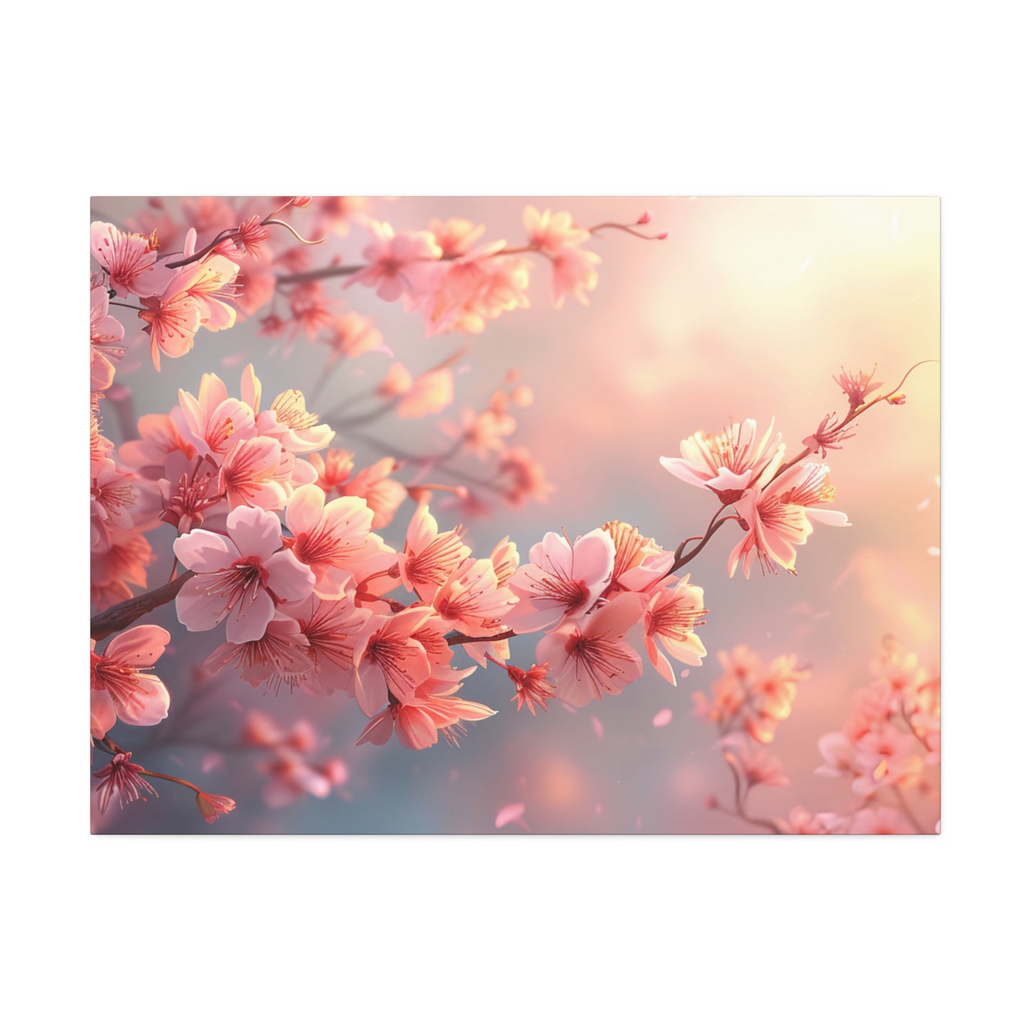 Cherry Blossom in Bloom Canvas Print
