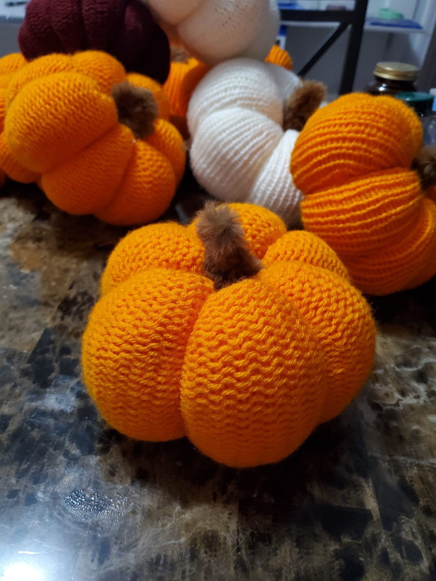 Hand Knitted Pumpkin