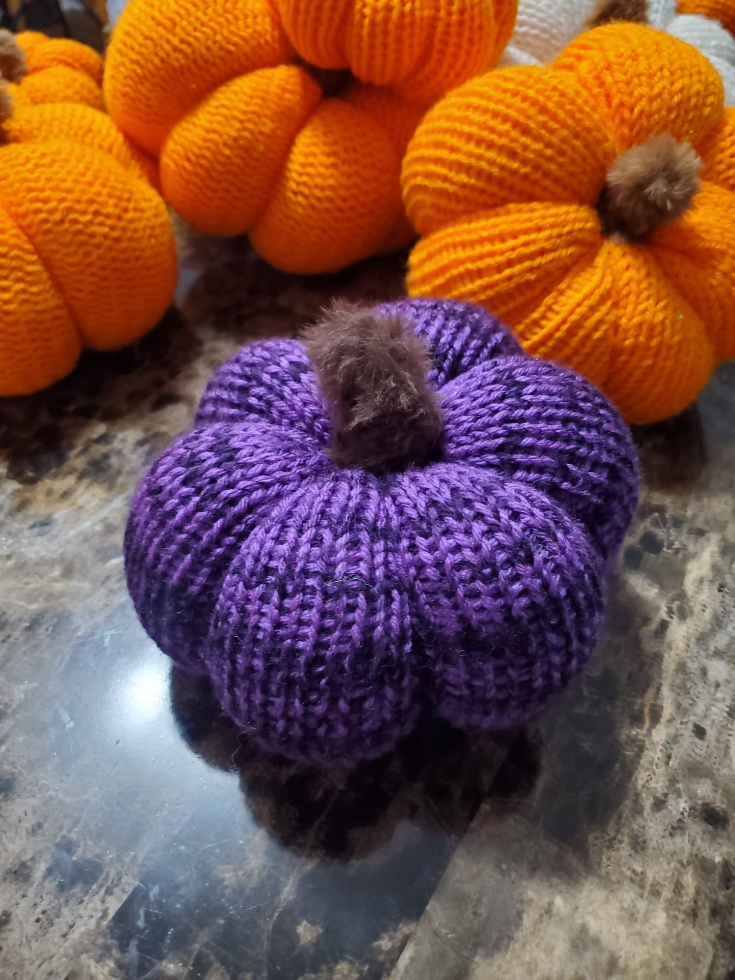 Hand Knitted Pumpkin