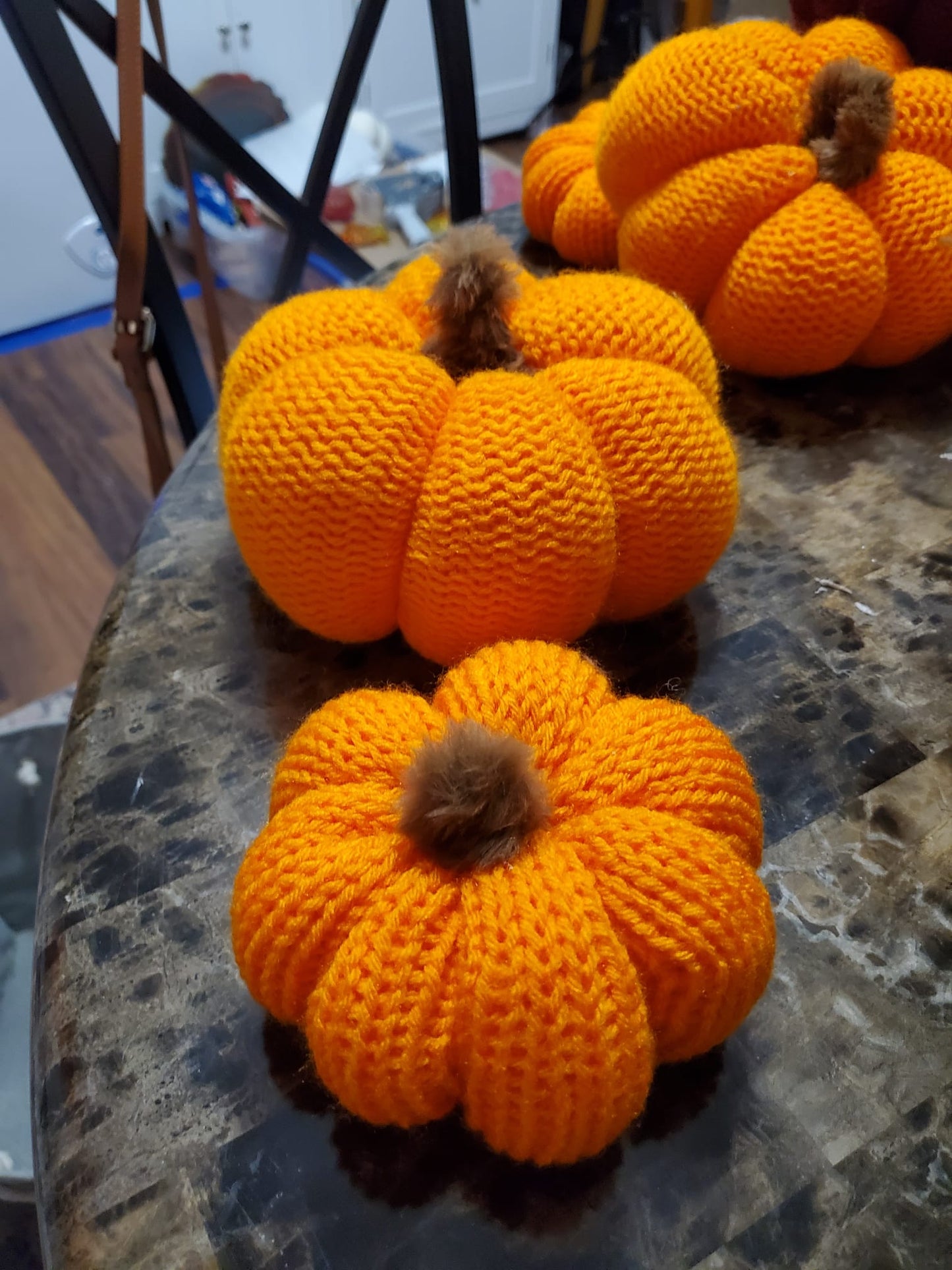 Hand Knitted Pumpkin