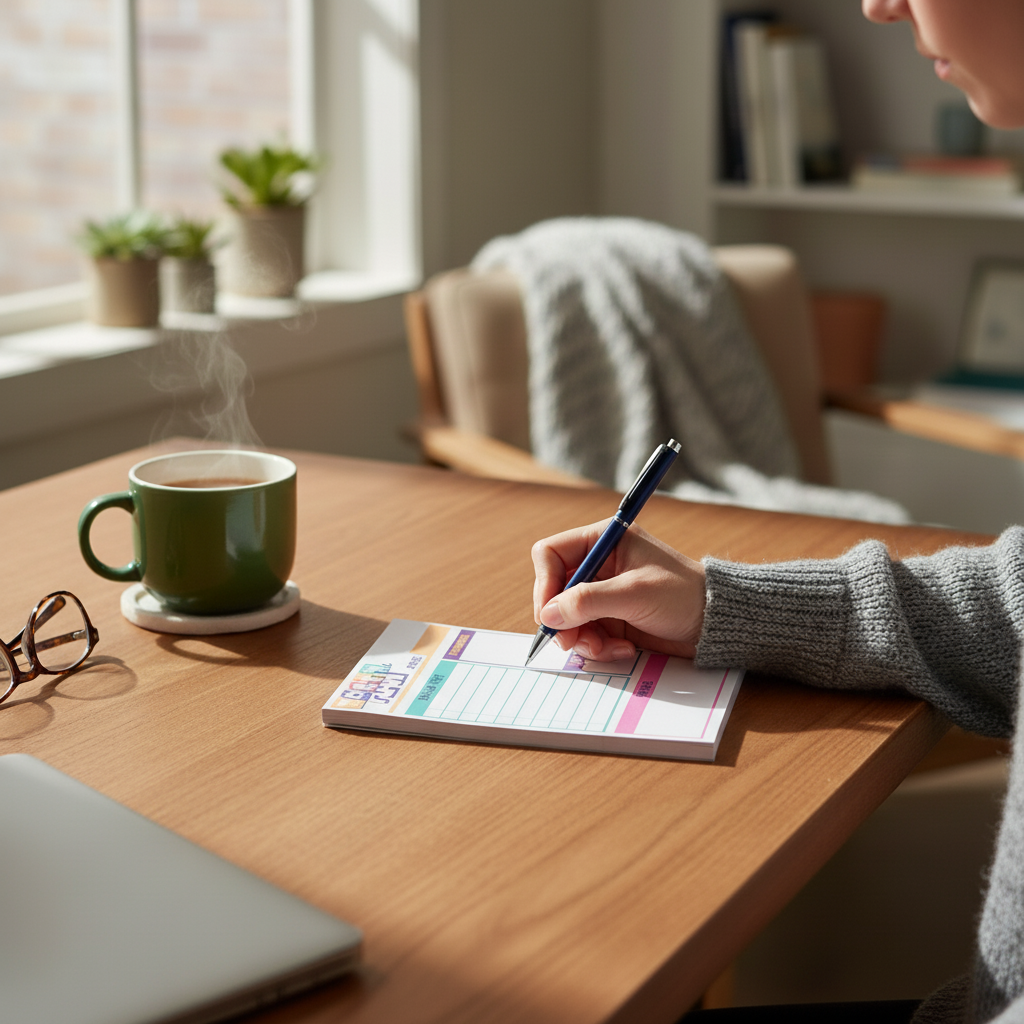 Today's Plan Planner Notepad (Ta-Da List)