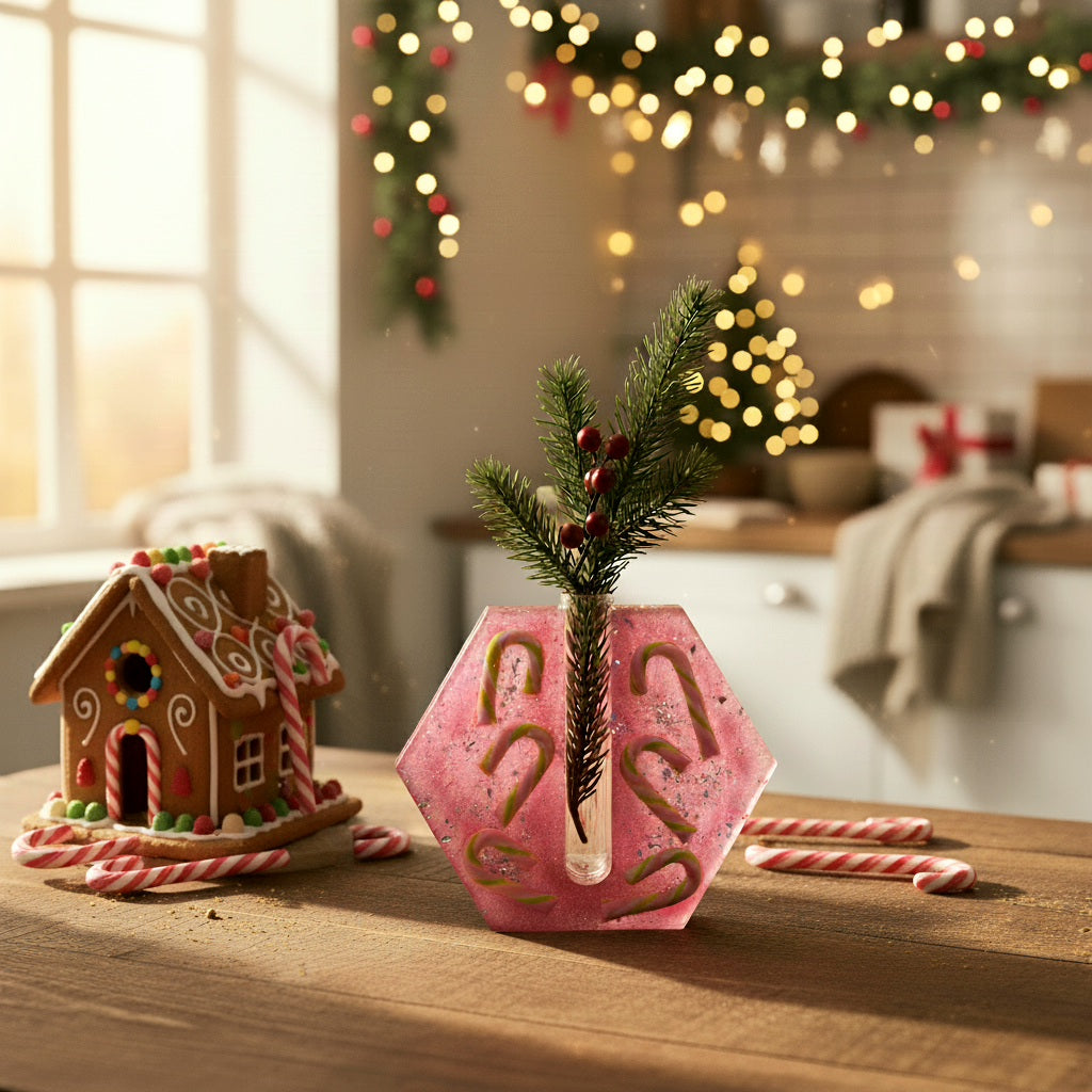 Candy Cane Propagation Vase