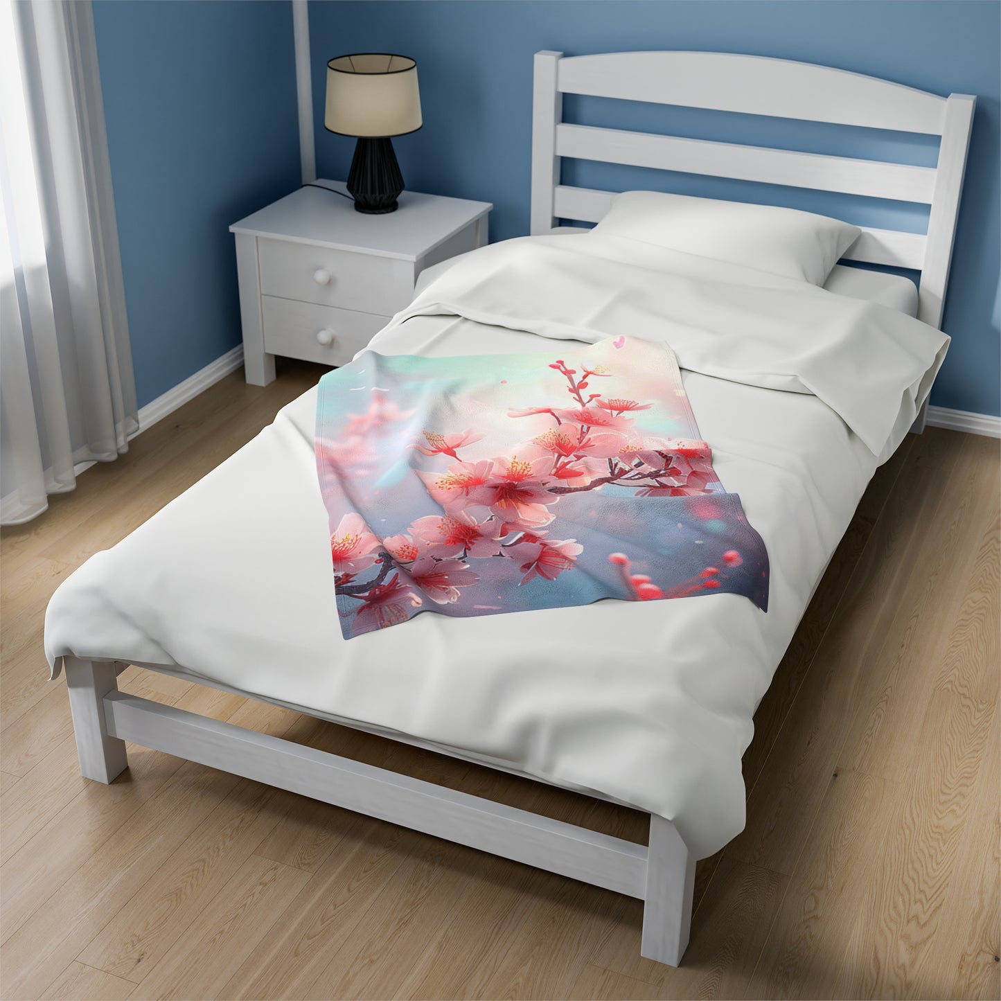 Blossoming Cherry Blossoms Blanket