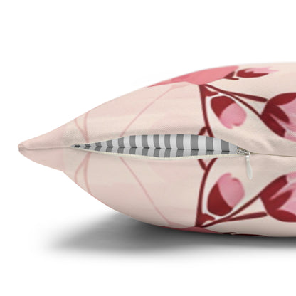 Cherry Blossom Birdie Breeze Pillow Cover