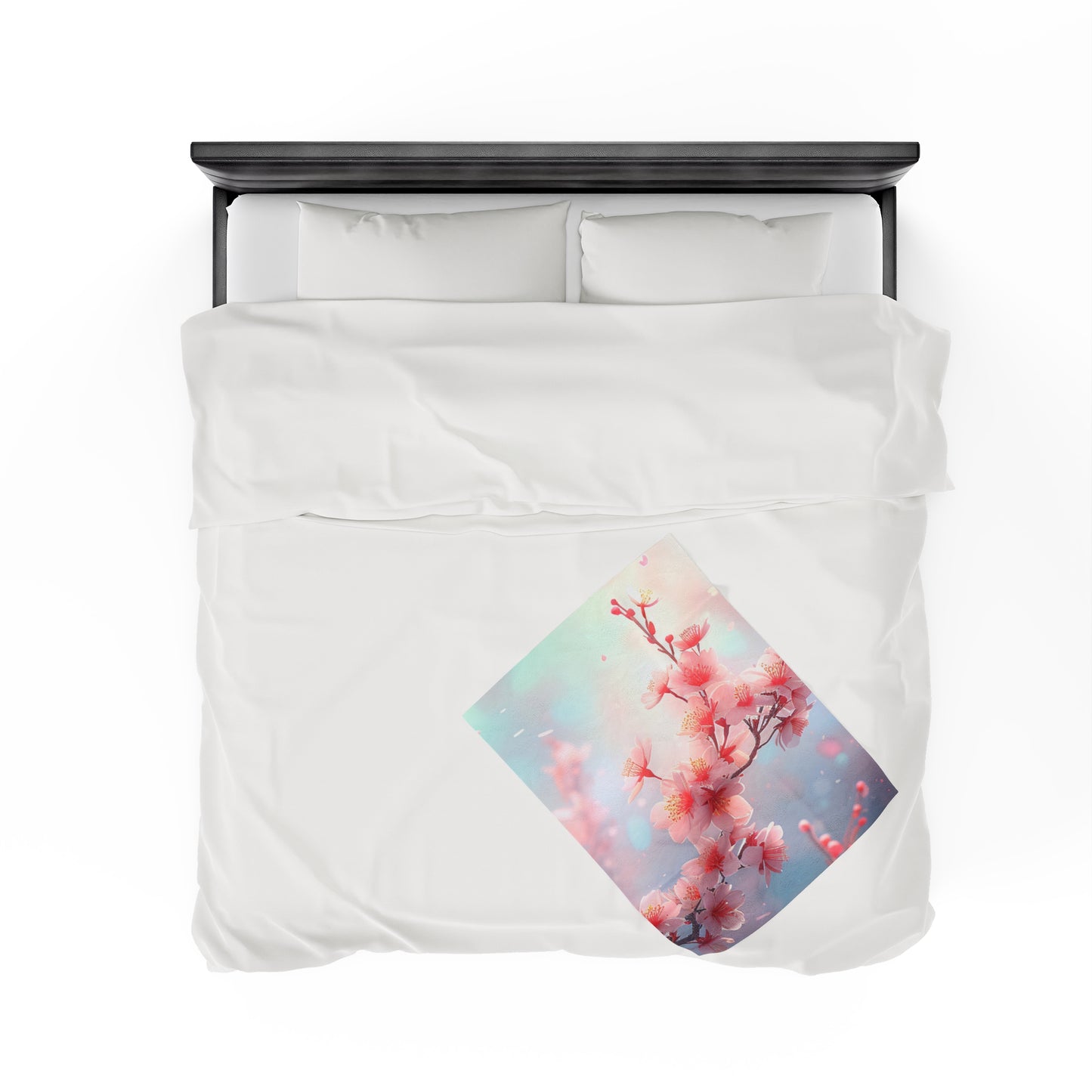 Blossoming Cherry Blossoms Blanket