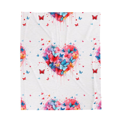 Fluttering Heart Blanket