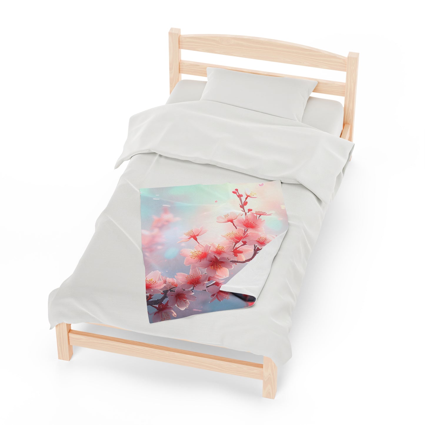 Blossoming Cherry Blossoms Blanket