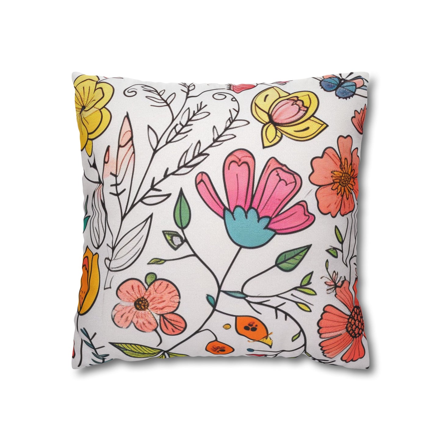 Blooming Garden Pillow Cover