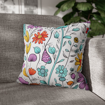 Wildflower Meadow Pillow Cover