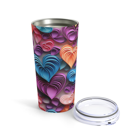 For the Love of Hearts Tumbler