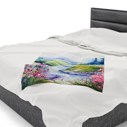 Calming Riverbank Blanket