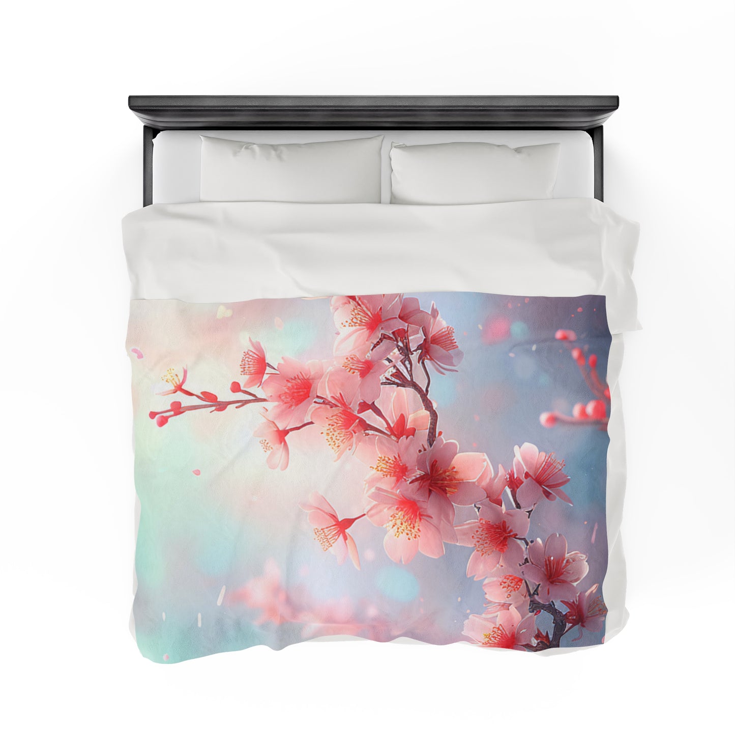 Blossoming Cherry Blossoms Blanket