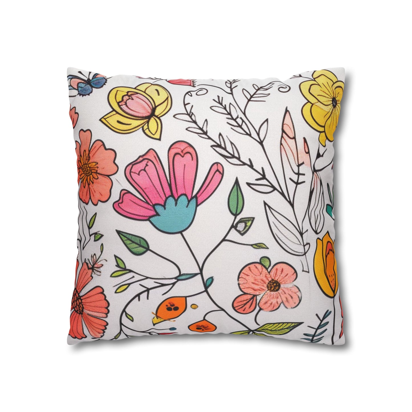 Blooming Garden Pillow Cover