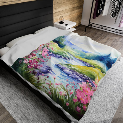 Calming Riverbank Blanket