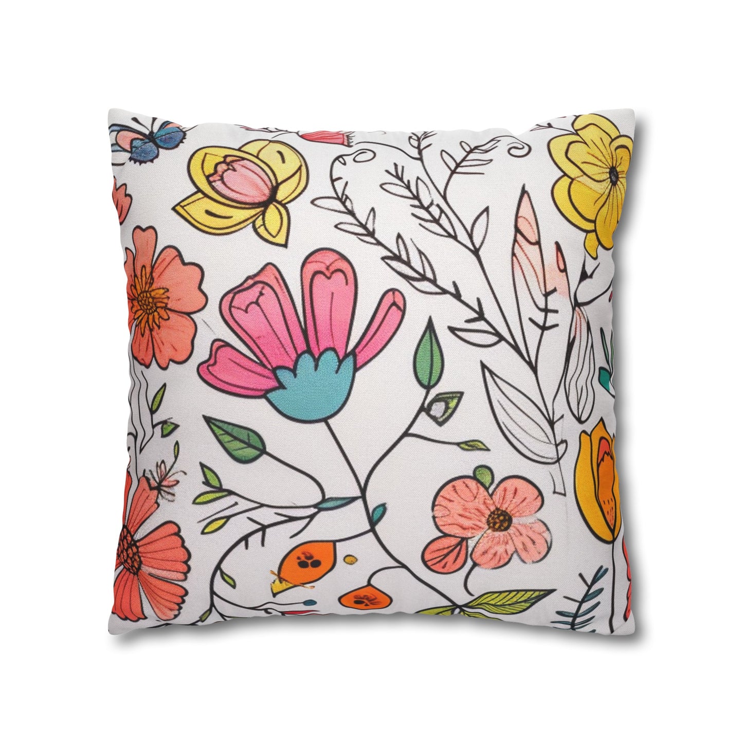 Blooming Garden Pillow Cover