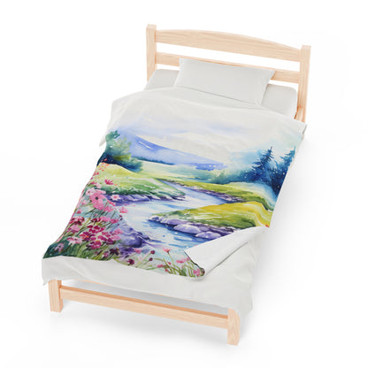 Calming Riverbank Blanket