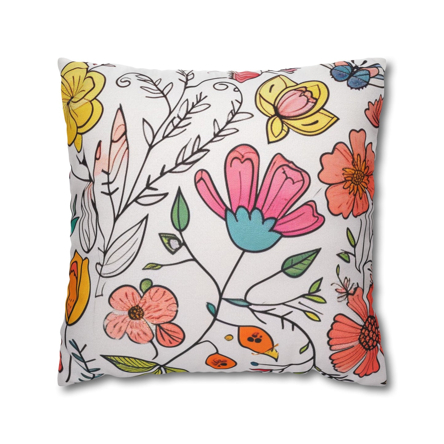 Blooming Garden Pillow Cover