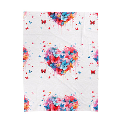 Fluttering Heart Blanket