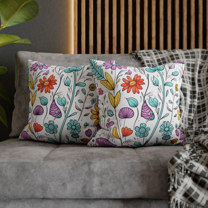 Wildflower Meadow Pillow Cover