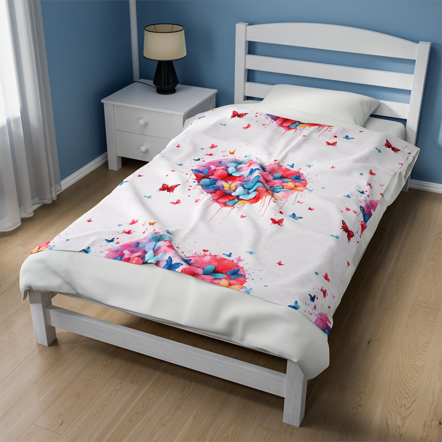 Fluttering Heart Blanket