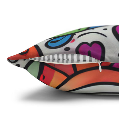 Field of Hearts Pillow Cover