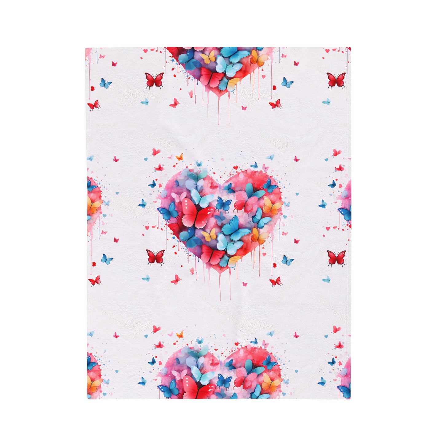 Fluttering Heart Blanket