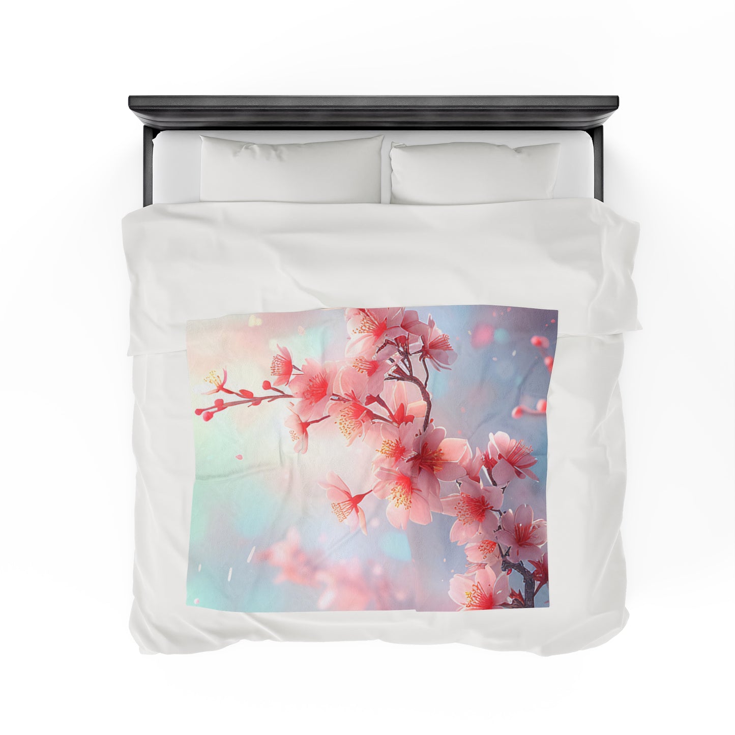 Blossoming Cherry Blossoms Blanket