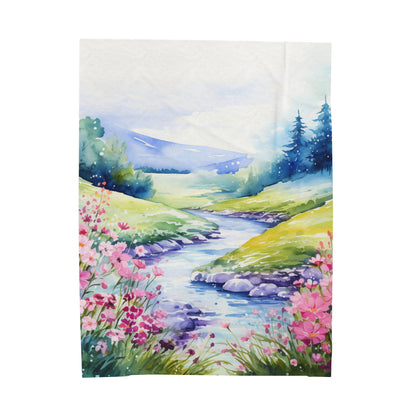 Calming Riverbank Blanket