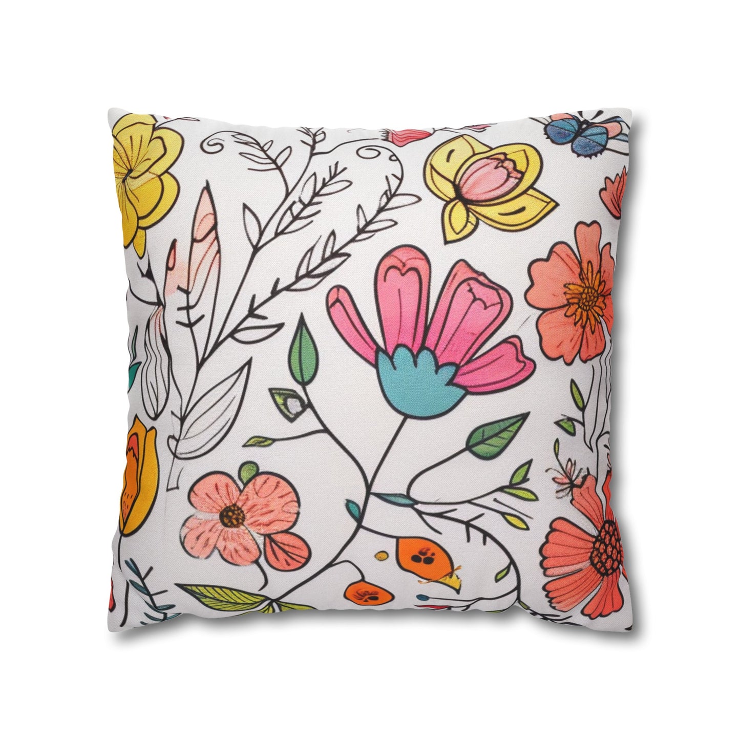 Blooming Garden Pillow Cover