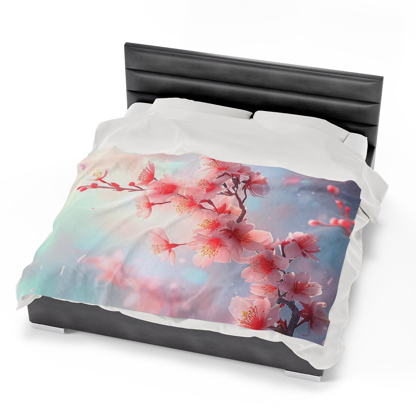 Blossoming Cherry Blossoms Blanket