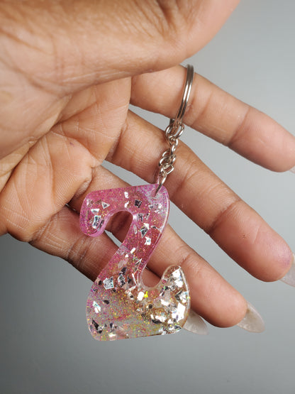 Initial Keychain (N to Z)