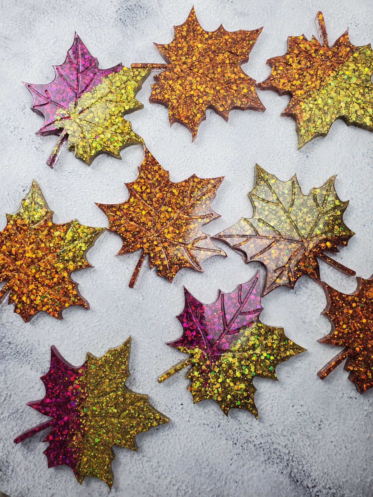 Maple Leaf Coasters (Set of 2)