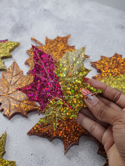 Maple Leaf Coasters (Set of 2)