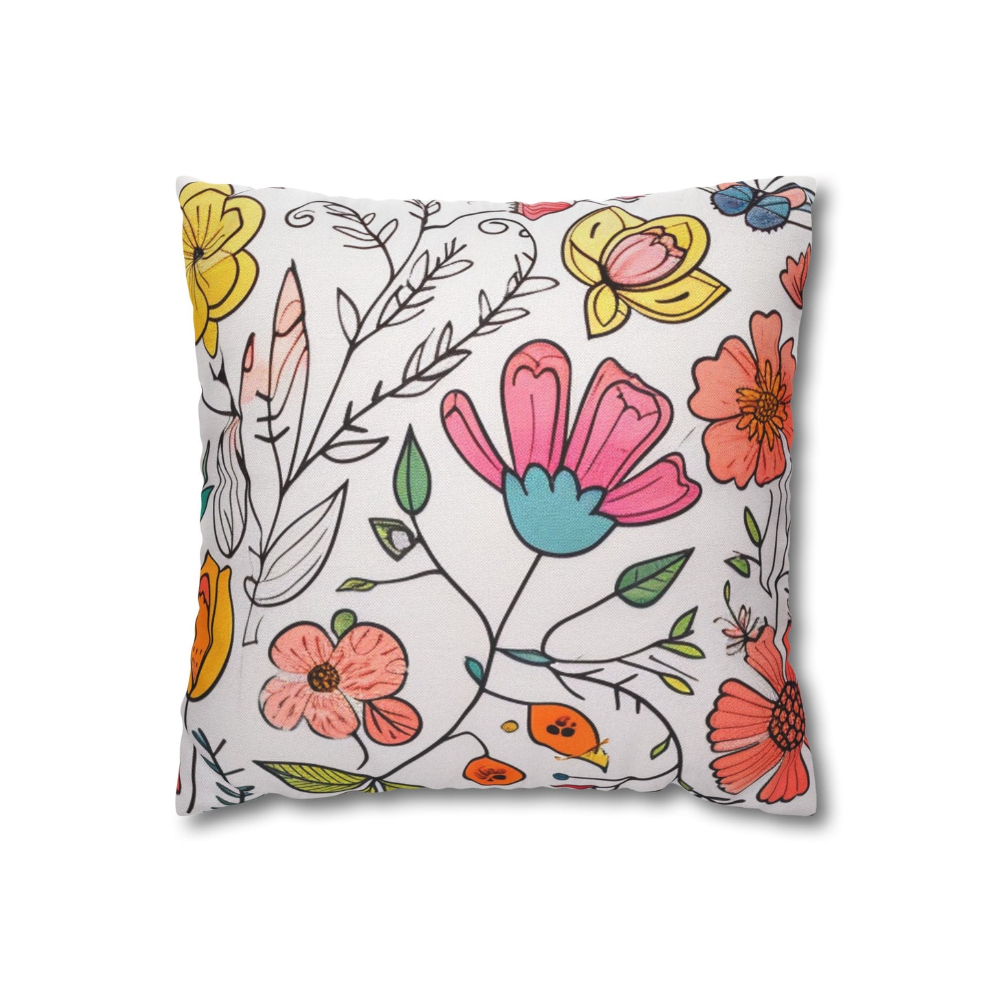 Blooming Garden Pillow Cover