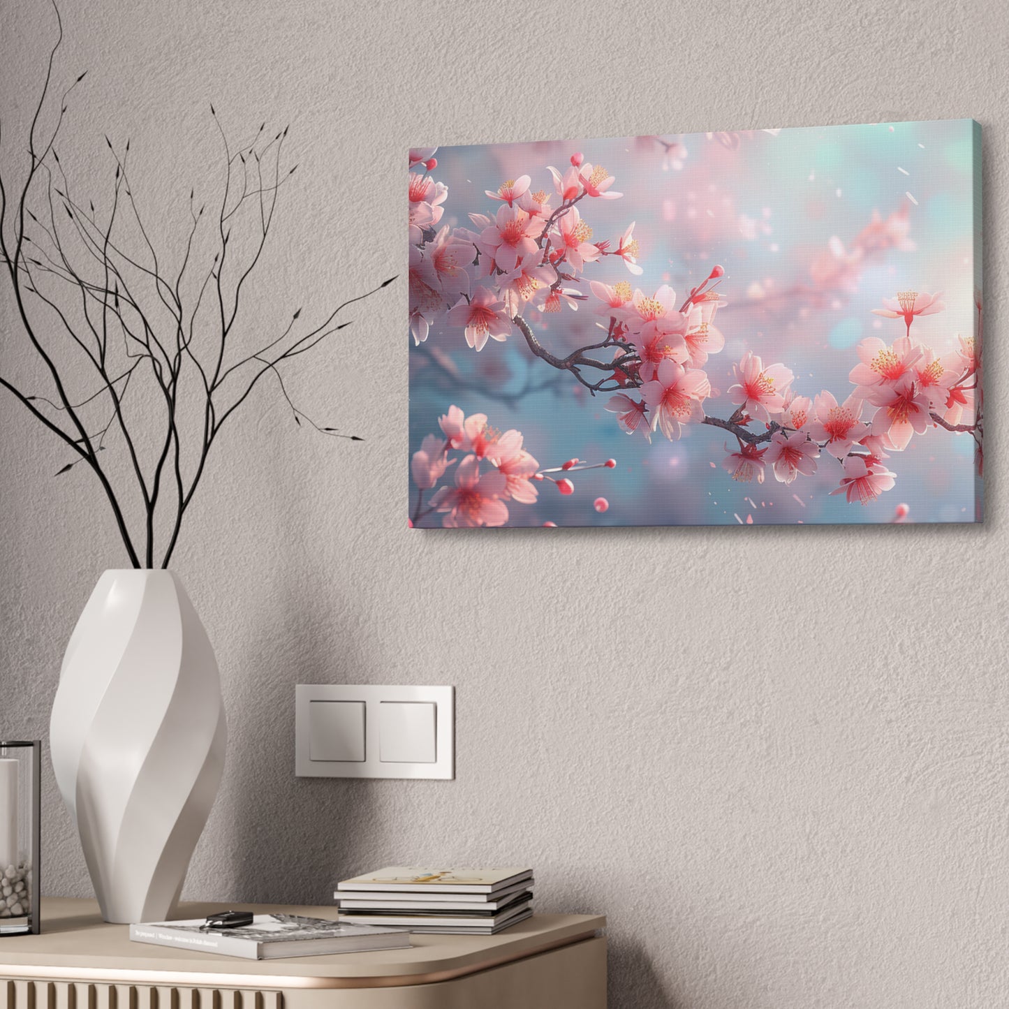 Blossoming Cherry Blossoms Canvas Print