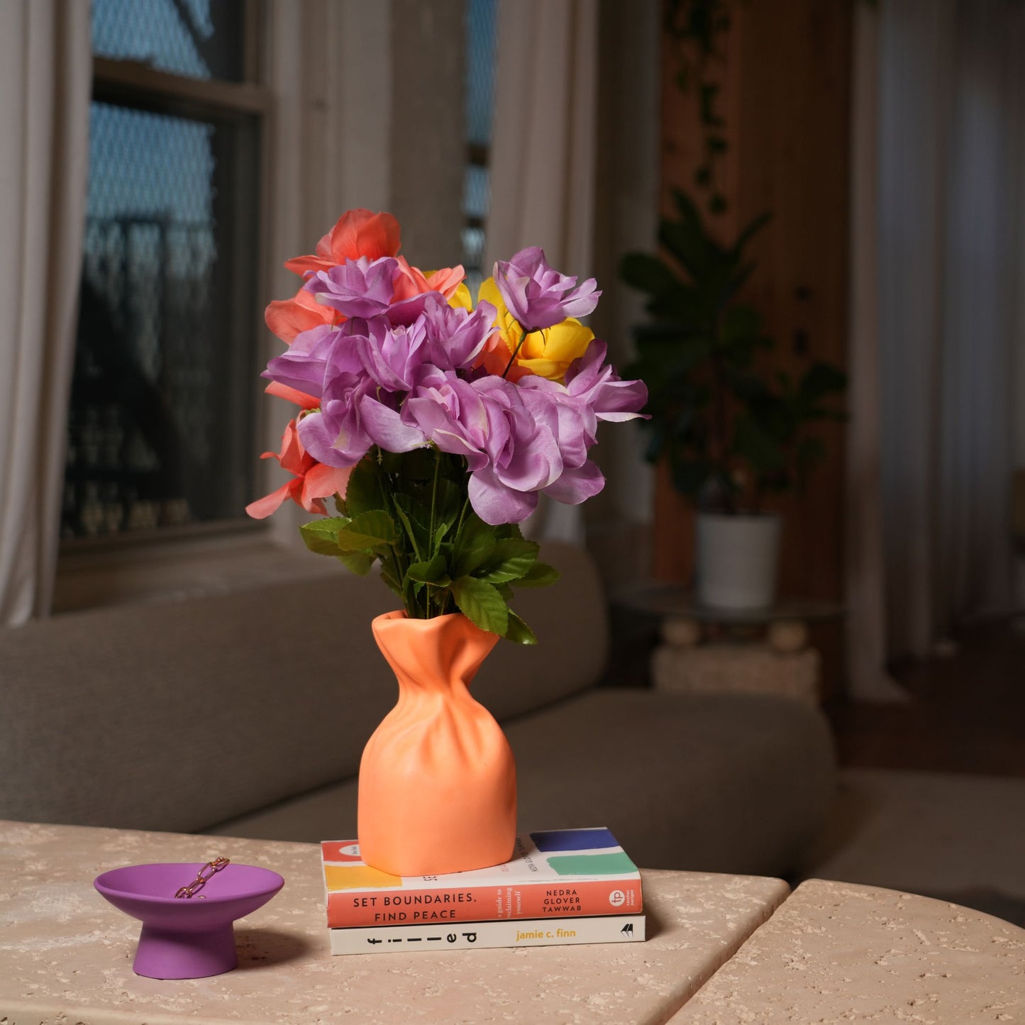 Crumpled Paper Bag Vase