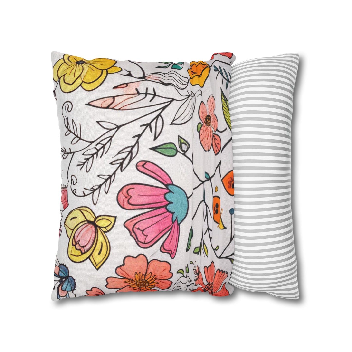 Blooming Garden Pillow Cover