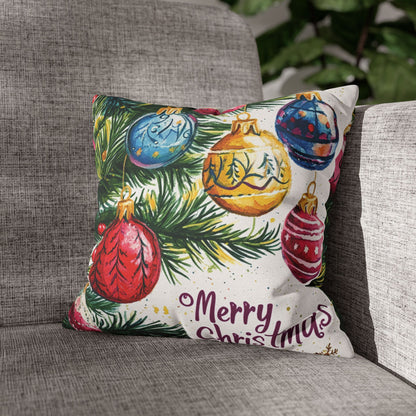 Ornamented Joy Throw PIllow Cover