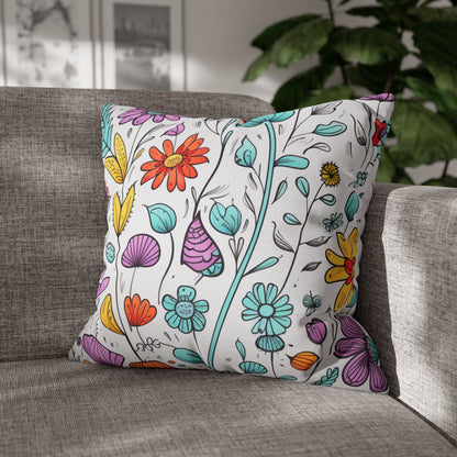 Wildflower Meadow Pillow Cover