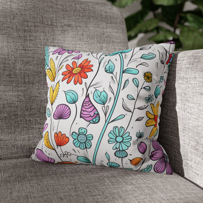 Wildflower Meadow Pillow Cover