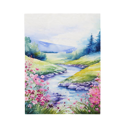 Calming Riverbank Blanket