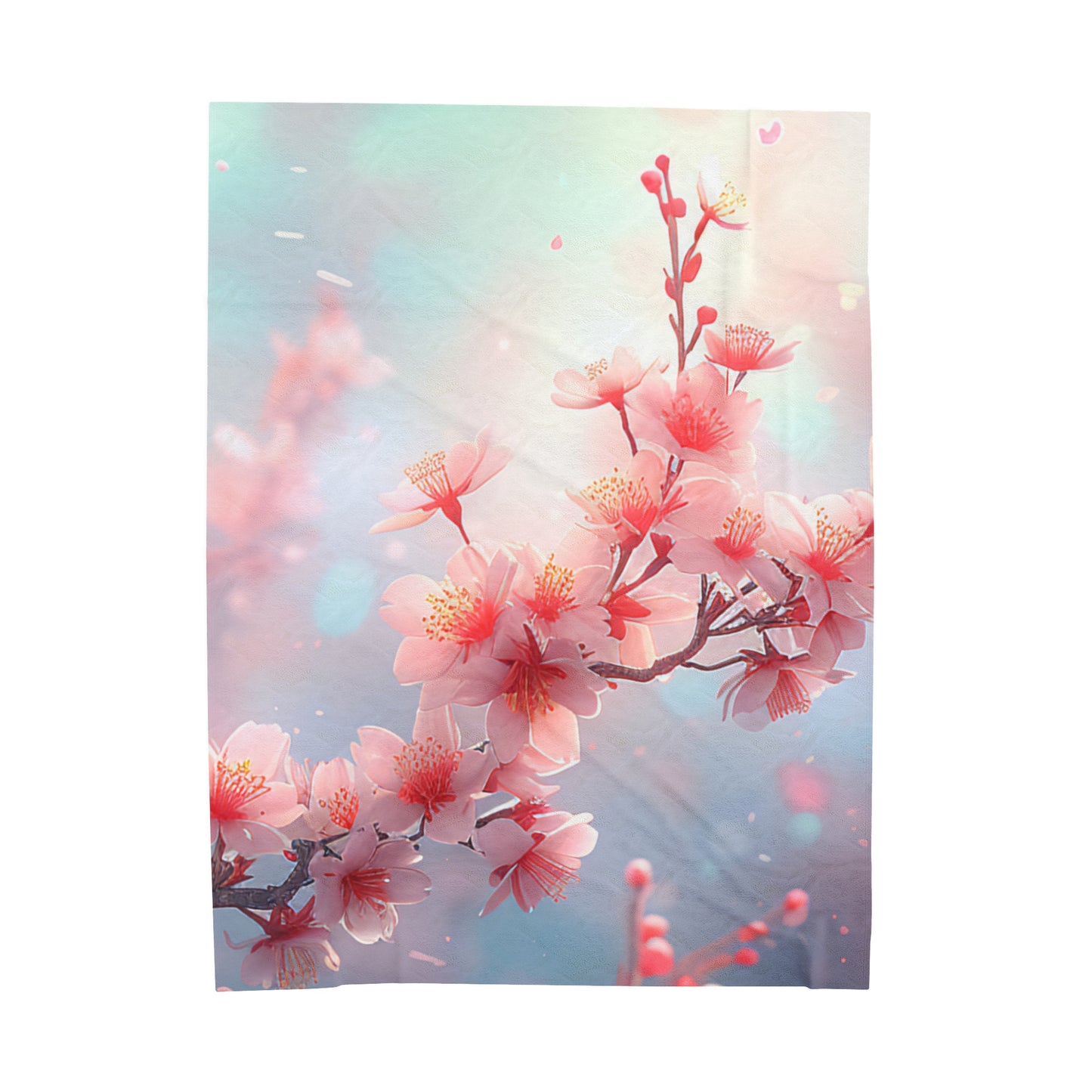 Blossoming Cherry Blossoms Blanket