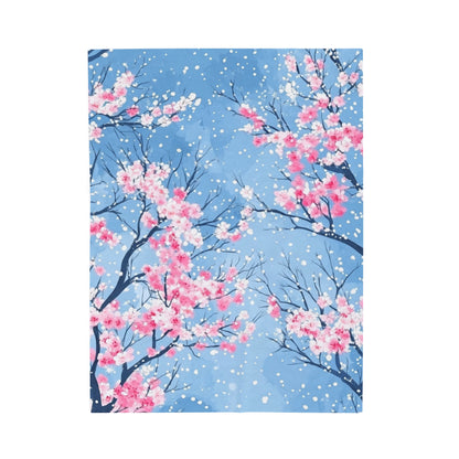 Cherry Blossoms in the Winter Blanket