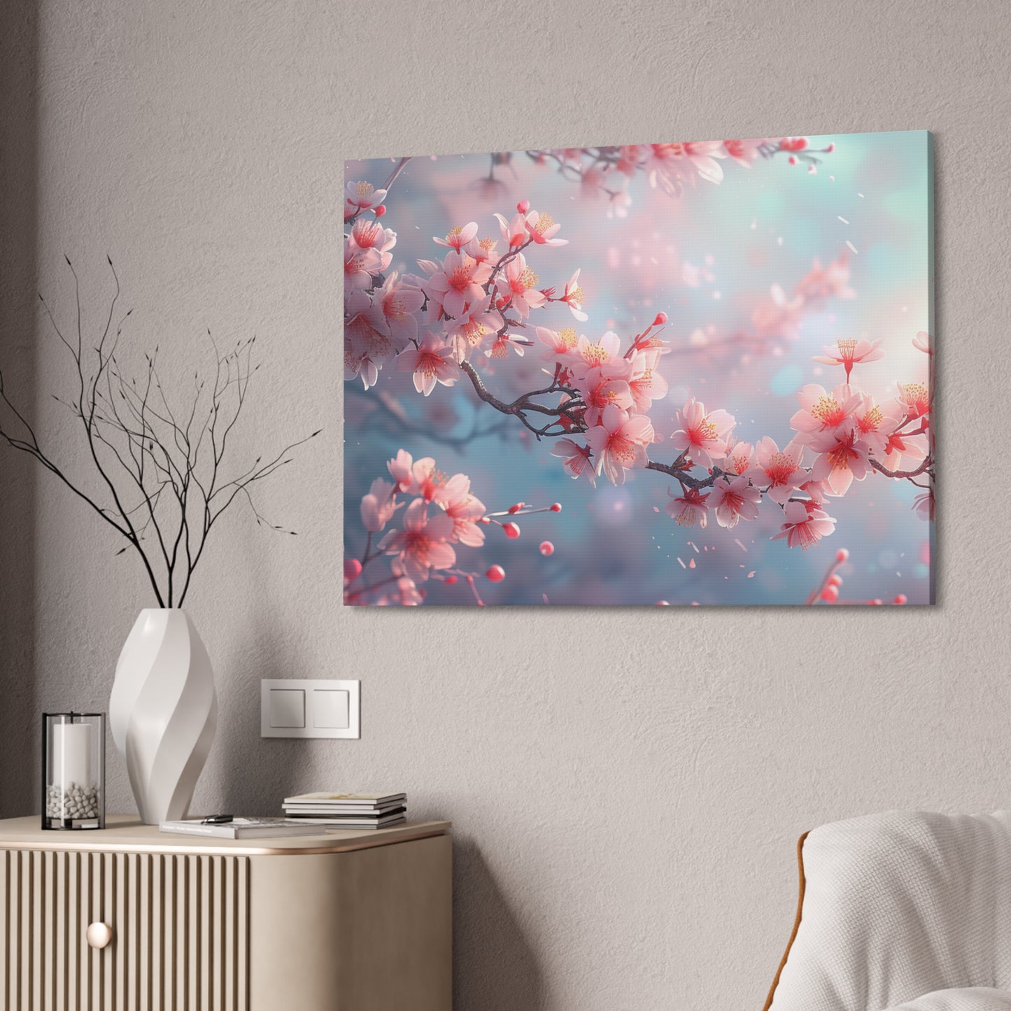 Blossoming Cherry Blossoms Canvas Print