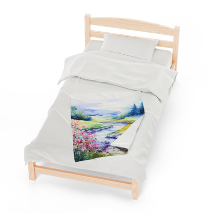 Calming Riverbank Blanket